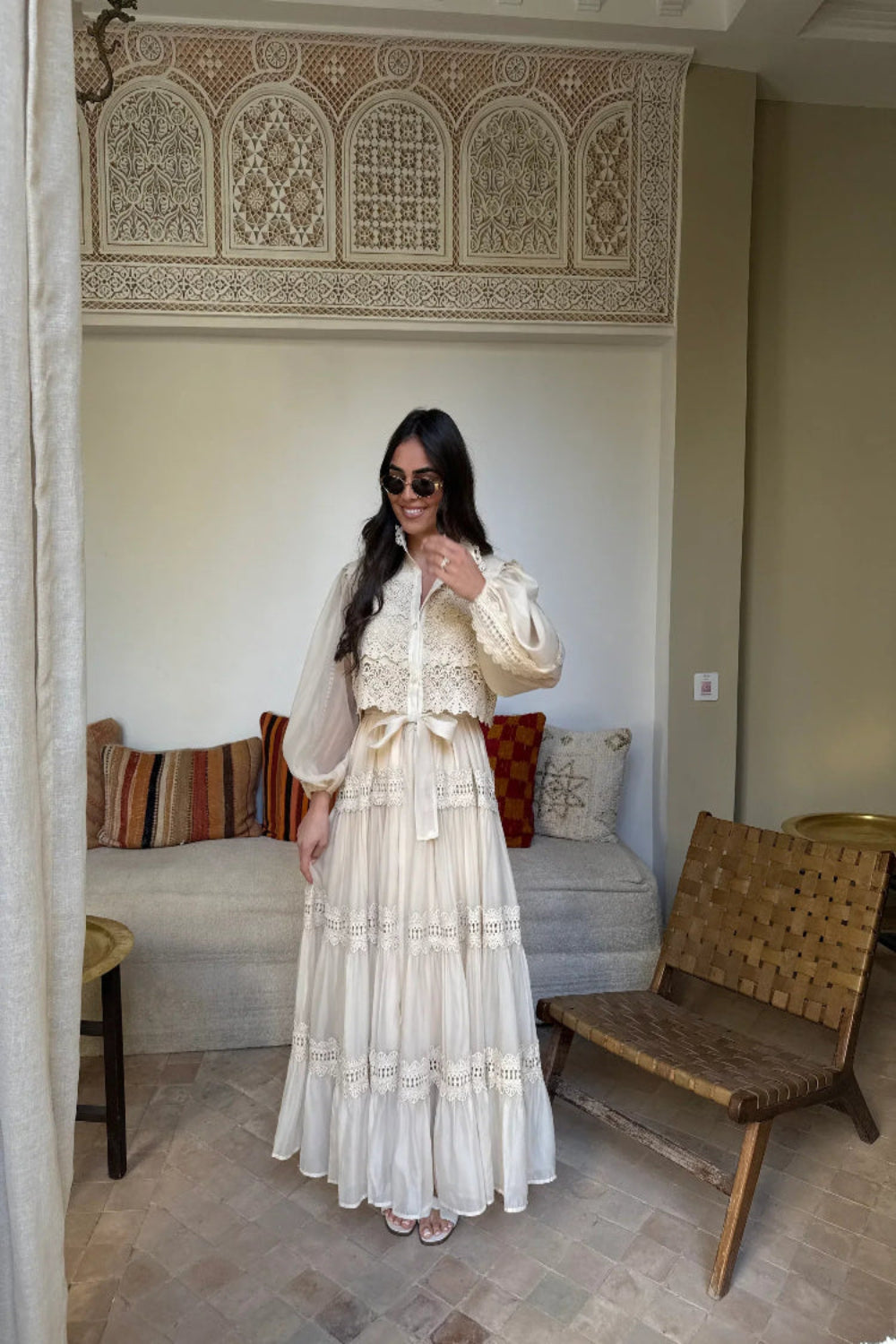 Aurora™ | Broderie Maxi Dress